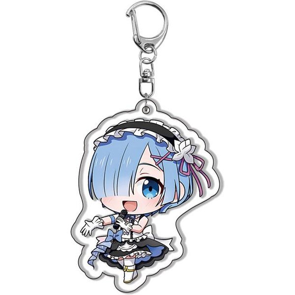 Re Zero PocząTek ŻYcia W Innym ŚWiecie Uroczy Anime Cosplay Breloczek Dla Beatrice Ram Rem Emilia Natsuki Subaru 6 Cm Gray-image