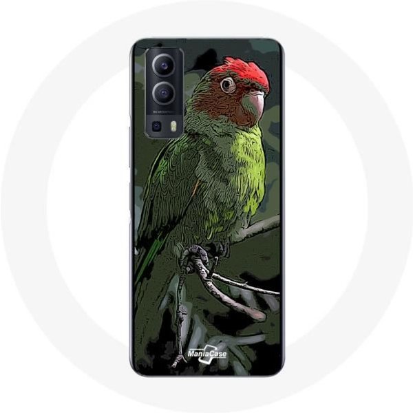 Funda Vivo Y72 Pionus Perroquet Rojo Verde-image