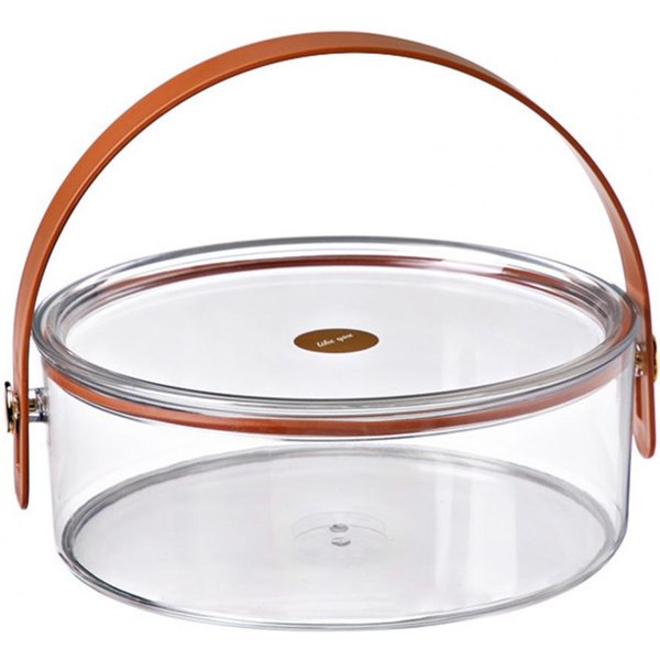 Bandeja Para Aperitivos, Caja Para Frutos Secos, Plato De Frutas Para Sala De Estar, Caja Transparente Para Almacenar Frutas Y Verduras Con Divisiones, Caja Para Mantener La Frescura En Varios Niveles-image