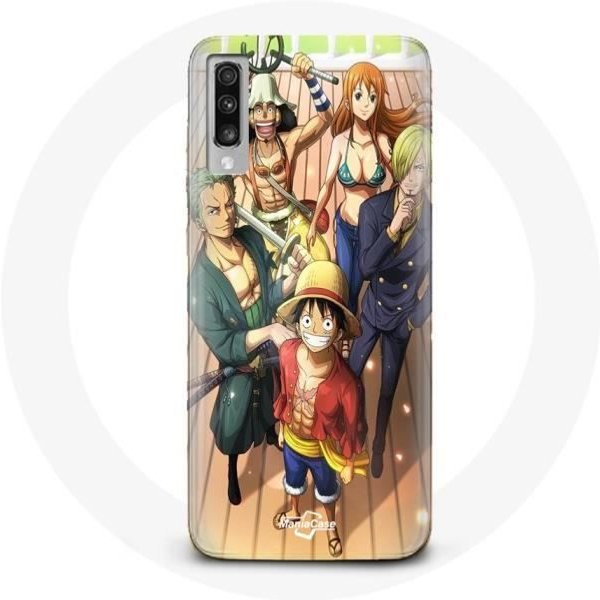 Funda - Maniacase - Samsung Galaxy A70 - One Piece Luffy - Flexible - Manga Anime-image
