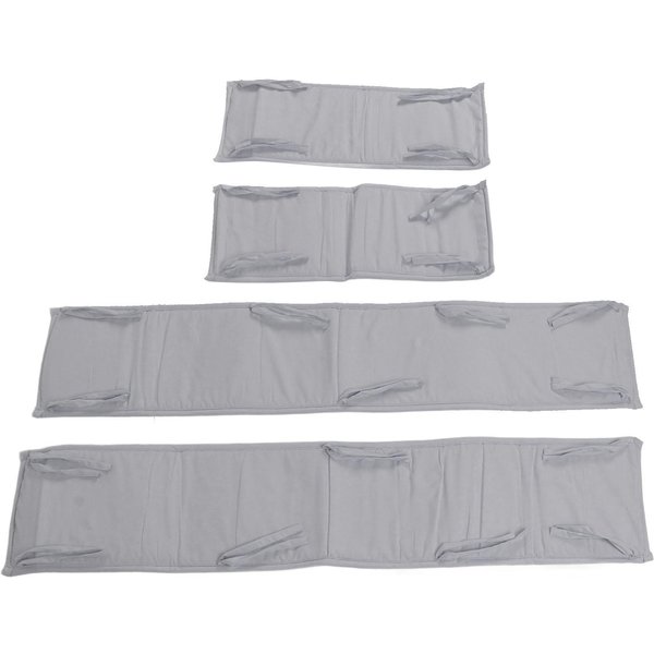 Barandilla De Cama Para NiñOs PequeñOs Barandilla Alta Para Cama De Cuna Para NiñOs PequeñOs Barandillas De Seguridad Para Cama De Bebé Barandilla Lateral Gris-image