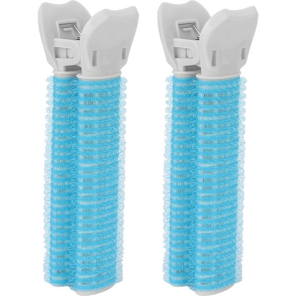 2Pcs Rulo Rizador De Volumen Para Cabello Pinza PortáTil Pinzas Para RaíZ Del Cabello Rizador Herramienta De Peinado Para Flequillo Para Azul-image
