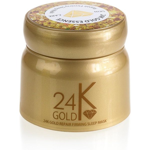 OdmłAdzająCa Maska Nocna Do Twarzy Z 24-Karatowym ZłOtem 24K Gold Essence 100 G 100 Ml-image