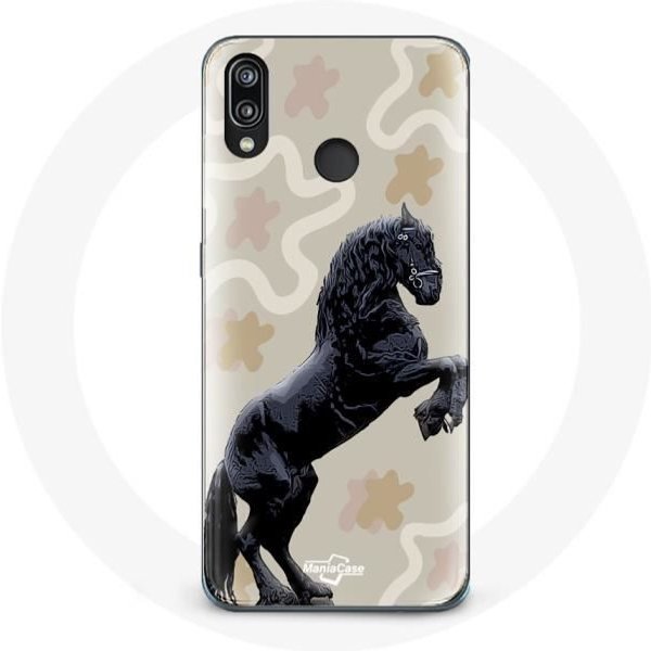 Funda Para Huawei P20 Lite - Huawei - Frison Negro - Flexible - ProteccióN - Raza De Caballo Negro-image