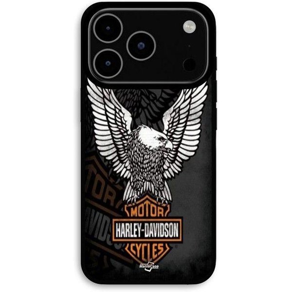 Funda Para Iphone 17 Pro Max Harley Davidson Mini PóSter Logo ÁGuila Maniacase Negro-image