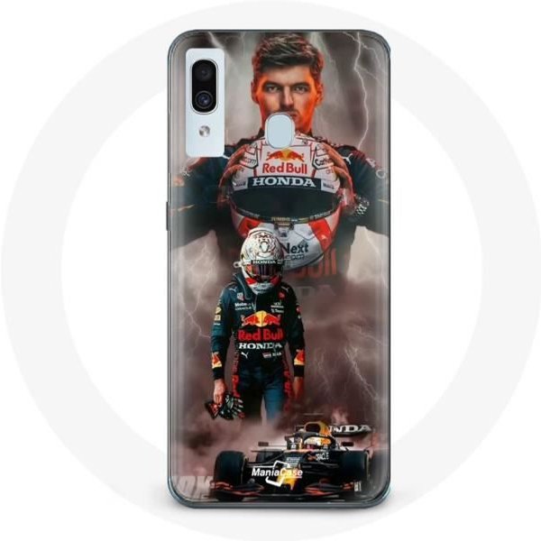 Funda - Maniacase - Samsung Galaxy A20 - FóRmula 1 - Max Verstappen - Flexible-image