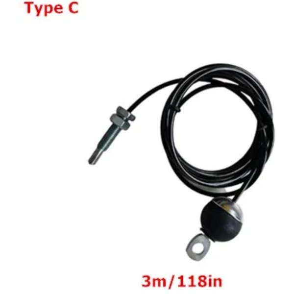 Cable De Gimnasio De 2 M A 5 M, Cuerda De Alambre De Acero Resistente, Piezas De Repuesto Para Gimnasio En Casa, Accesorios De Polea De Cable De Fitness, DiáMetro De 5 Mm Typec-3M-image