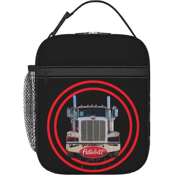 Bolsa De Almuerzo Aislada Para CamióN Peterbilt Para Mujeres NiñOs Cajas De Comida A Prueba De Fugas Fiambrera TéRmica Bolso Tote One Size-image