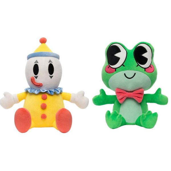 Pluszowa Lalka ŻAba Ribbit 25 Cm Zabawka Postać Z KreskóWki Pluszak MięKka Wypchana Lalka Lalka ZwierząTko Kawaii WystróJ Pokoju Kolekcjonerski Prezent Dla Fana-image