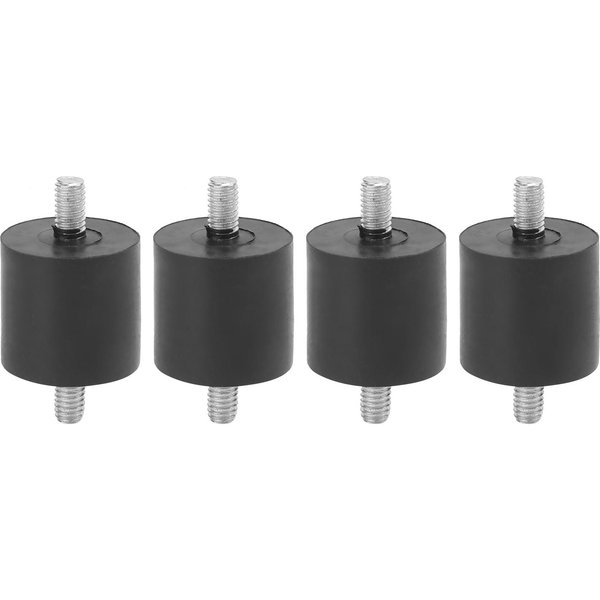 4 Amortiguadores De Goma AntivibracióN Con Tornillo Para Compresores De Aire.(M8 )-image