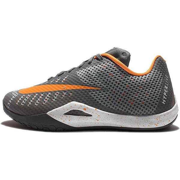 Nike Hyperlive EP Tela Cuero SintéTico CóModas VersáTiles AbsorcióN De Impactos Antideslizantes Resistentes Al Desgaste CañA Baja Zapatillas De Baloncesto Retro 820284-011 44 Gray-image