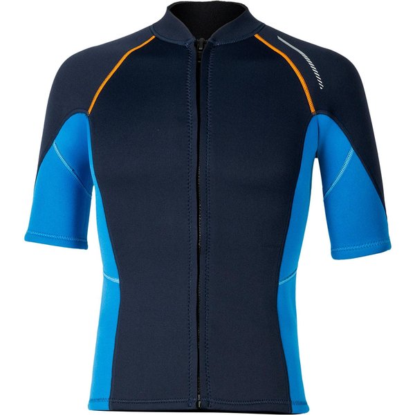 Camiseta De NatacióN De Neopreno De 1.5 Mm Para Hombre Con Cremallera Frontal Tops De Traje De Neopreno Surf Buceo NatacióN Buceo Traje De Surf 3XL-image