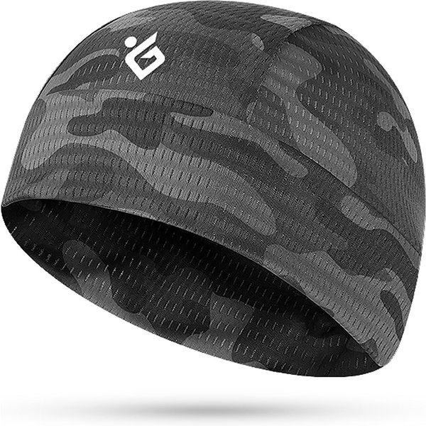 Gorro De RefrigeracióN Para Hombre Y Mujer, Gorro Que Absorbe El Sudor, Para Ciclismo Y Correr, Forro Para Casco Gris Oscuro-image