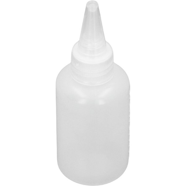 100 Szt. Plastikowa Butelka Wyciskana 60 Ml PółPrzezroczysta Wielofunkcyjna Butelka Wyciskana Do Dozowania PłYnóW, Oleju, Pigmentu, Tuszu-image