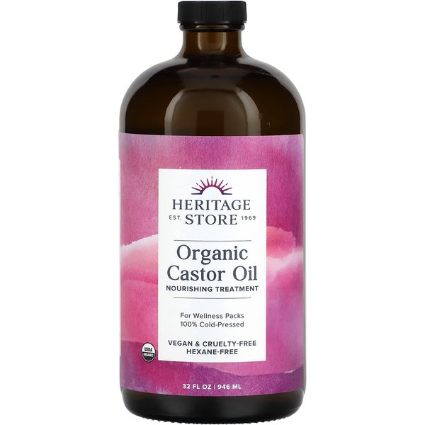 Aceite De Ricino OrgáNico, 946Ml(32 Onzas LíQuidas) Black-image