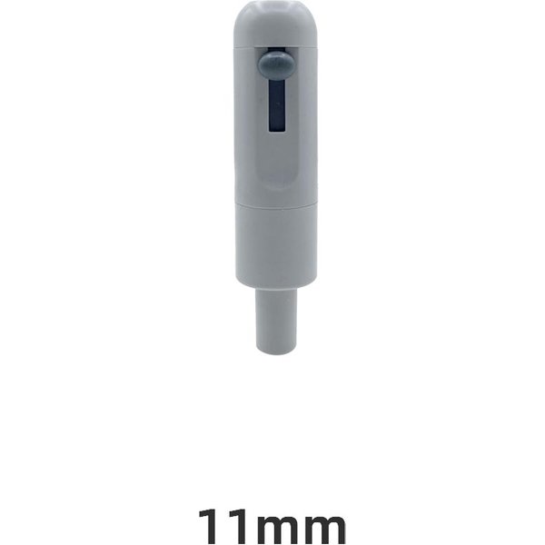 TamañO 1/4 Mango Giratorio De SuccióN De Saliva Dental VáLvula Ajustable SuccióN Fuerte DéBil Adaptador De PláStico Accesorios Gray-image