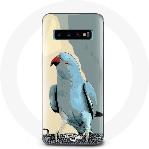 Funda - Samsung - Galaxy S10 - Flexible - Periquitos Loros - Azul Azul-image