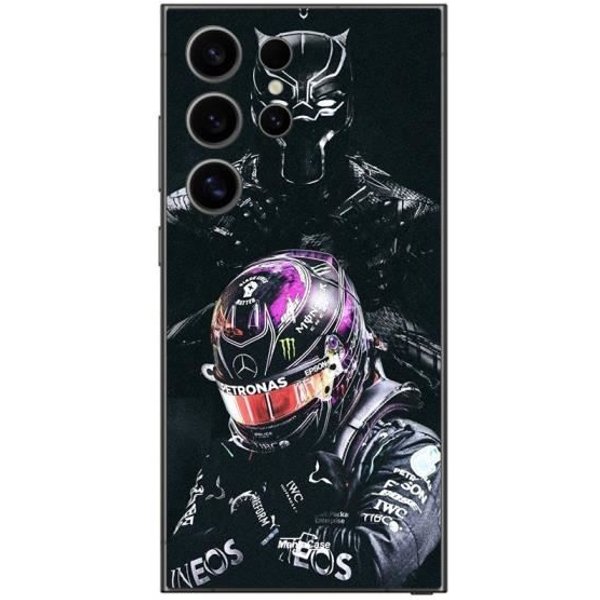 Coque Samsung Galaxy S25 Ultra Lewis Hamilton Black Panther Maniacase-image