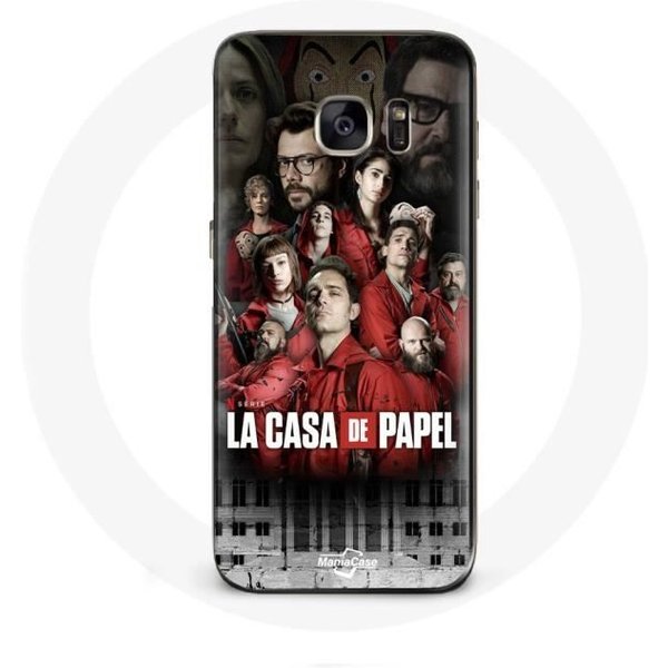 Funda Para Samsung Galaxy S7 Edge La Casa De Papel PóSter Personajes-image