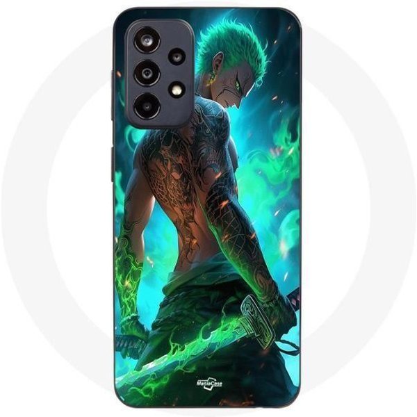 Funda Maniacase Para Samsung Galaxy A32 4G One Piece Zoro 3D Manga Anime Fanart-image