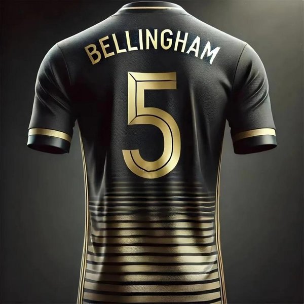 Nowa OkrąGłY Dekolt Bellingham #5 Koszulka Modna MęSka I Damska KróTki RęKaw OddychająCa SzybkoschnąCa Sportowa Koszulka 6XL-image