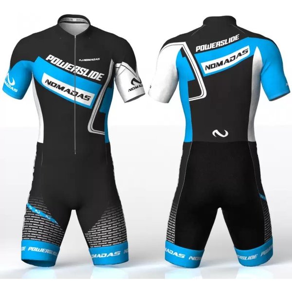 2026 Verano Mono Powerslide Skinsuit Equipo Patinaje De Velocidad Traje De TriatlóN Hombres Calentadores De Patinaje De Velocidad En LíNea Traje De Carrera Ropa Ciclismo Patinaje M-image