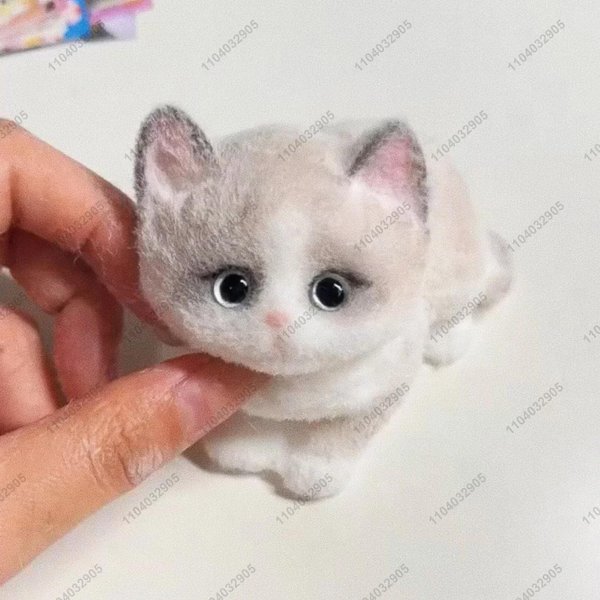 Kitty Taba Squishy MięKki Kot Zabawka Fidget Asmr Urocze ZwierząTko Zabawka Do ŚCiskania Anty Stres Zabawki Zabawne Dla Dzieci Prezent Na BożE Narodzenie Gray-image