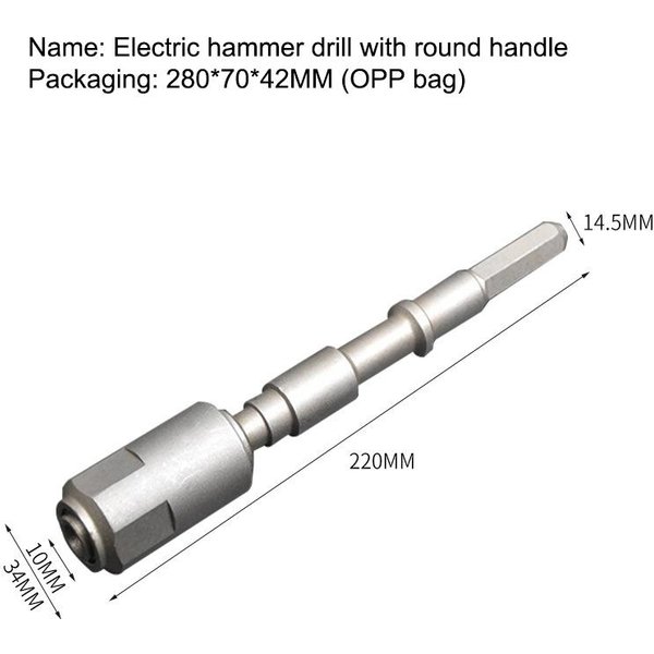 Adapter Sds-Plus Na Sds-Max Do MłOtowiertarek Stal WęGlowa Odporny Na Uderzenia Adapter Z OkrąGłYm Trzonkiem OszczęDzająCy Pracę Konwerter-image