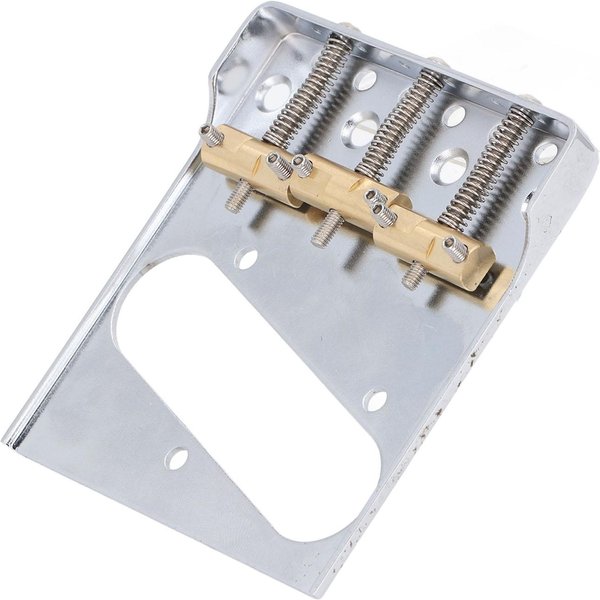 Mostek Gitarowy StrunociąG 3 MosiężNe SiodełKa Mostek Do Vintage Tele Telecaster Style CzęśCi Gitary Elektrycznej-image