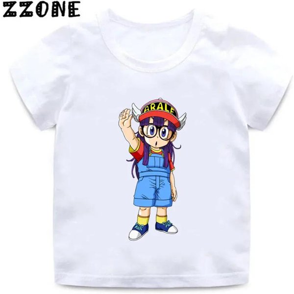 Camisetas Infantiles Con Estampado De Anime Arale Dr Slump Dibujos Animados Ropa Linda Para NiñAs Camiseta De Manga Corta Para BebéS NiñOs Verano Topsooo5110 150-image