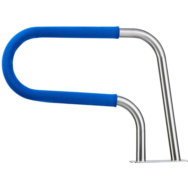 Barandilla De Piscina, 78,8 X 55,8 Cm Pasamanos De Piscina, Capacidad De Carga De 100 Kg Resistente Acero Inoxidable 304 Pasamanos Para NatacióN, Funda Antideslizante Desmontable, Rico-image