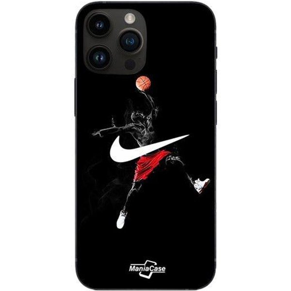 Funda De TeléFono - Nike - Iphone 12 Pro - Flexible - Silicona - Logo Jordan Negro Negro-image