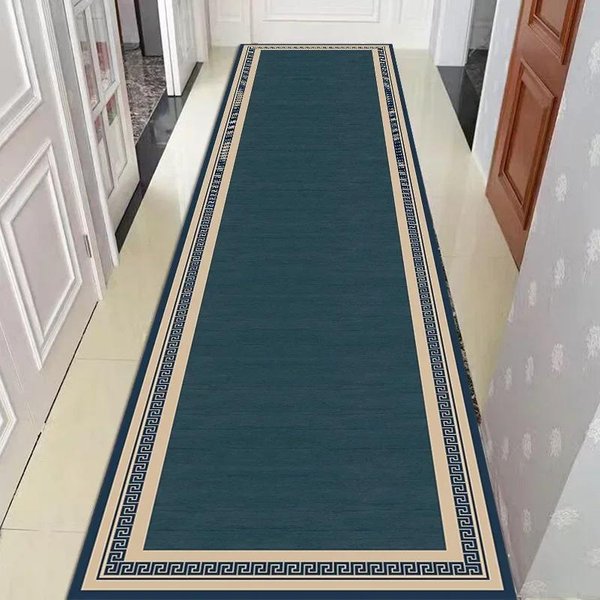 Alfombra Simple De Pasillo Largo Alfombra De Pasillo De Hotel Alfombra De Pasillo Alfombra Para Escaleras De Oficina En Casa Alfombra Para Dormitorio Cocina Alfombra De Piso Entrada Decorativa 60X100Cm 23.6X39.4In-image