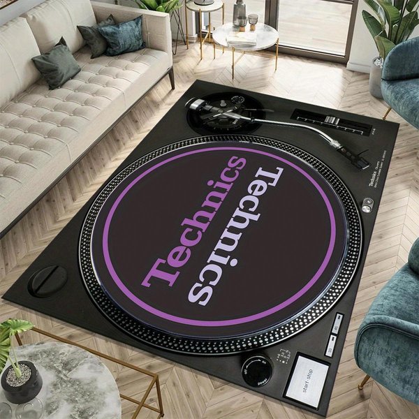 Dywanik Obszarowy Z Nadrukiem Radio Online, AntypośLizgowy Dywanik PodłOgowy WewnęTrzny Do Salonu, Sypialni, Jadalni, Biura, Kuchni, Dekoracja Domu 50X80Cm-image