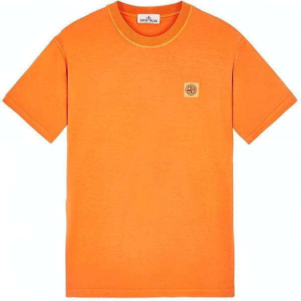 Camiseta Stone Island Sienna Hombre Tops Naranja 101523757-V0173 S-image