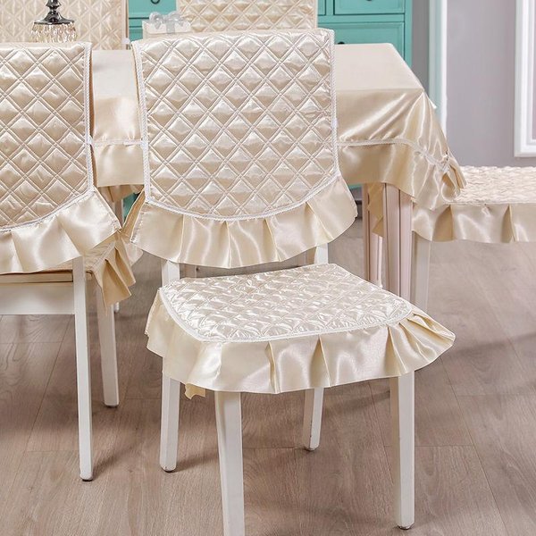 Fundas Para Sillas De Comedor, CojíN Antisuciedad Para El Hogar, Funda Para Silla Jacquard Europea, CojíN Para Silla Del Hogar, DecoracióN Universal Para El Hogar Chair Cover 4Sets-image
