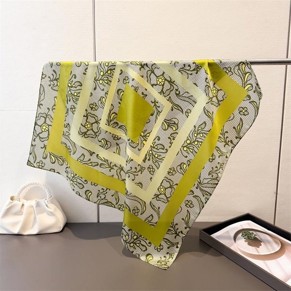 Bufanda Cuadrada PequeñA De Seda Artificial Ligera Estampada De Caballos De Lujo 70Cm Chal Bufanda Para El Cuello Bufanda De Moda De Gama Alta Para Cuello Y Cabeza 66X70Cm MarróN-image