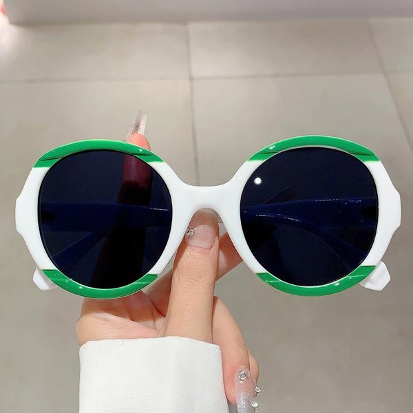 Gafas De Sol Redondas Vintage Oversize Para Mujer Hombre Lujo DiseñAdor Gafas De Sol Montura Grande Tonos Punk UV400 Para Exteriores-image