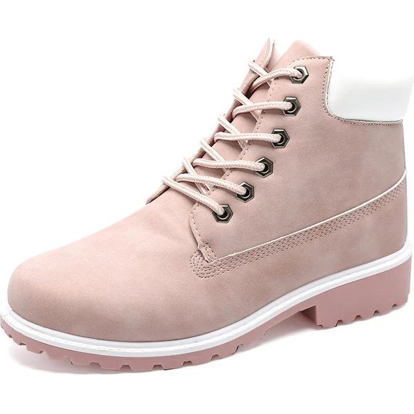 Buty Zimowe Damskie Buty Platformy Trampki Damskie Buty śNiegowe Damskie Sznurowane Botki Buty W Stylu Casual Moda Botas Mujer 36 White-image