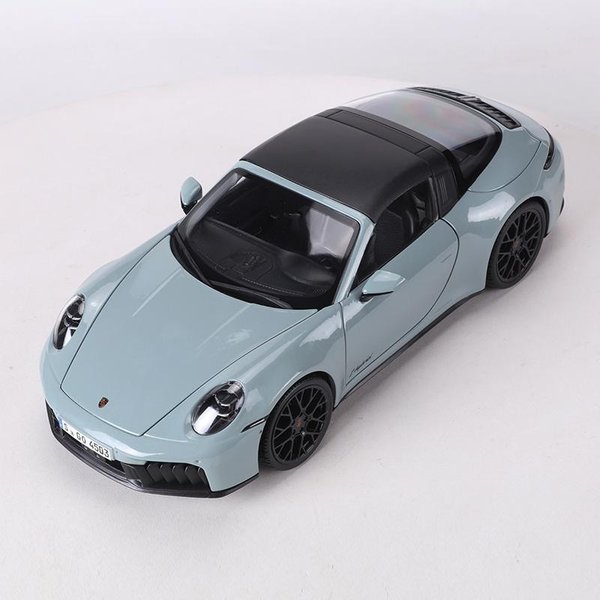 Maisto 1:18 Porsche 911 Targa 4 Gts 922.2 Otwierane Wszystkie Drzwi Metalowy Model Samochodu-image