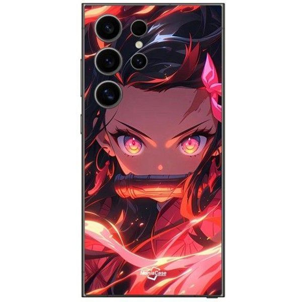 Coque Samsung Galaxy S24 Ultra Demon Slayer Nezuko Kamado Manga Anime Copie Maniacase Negro-image