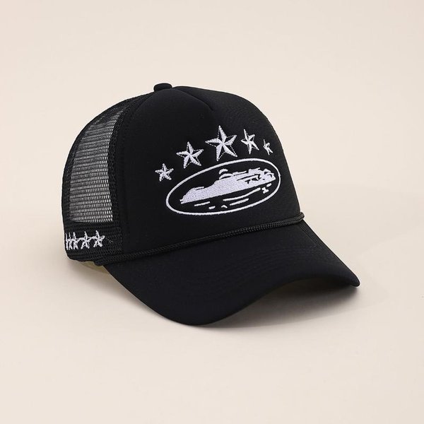 Gorra De BéIsbol Unisex AlgodóN Vintage Bordado De Pentagrama Ajustable Snapback Sombrero Hombres Mujeres Transpirable Exterior Casual Deporte Regalos Adjustable-image