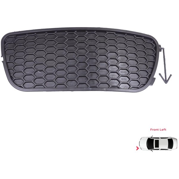 BSP1188-1 Rejilla Marco Parachoques Delantero Luz Antiniebla Sin Agujeros Izquierdo Para Fiat Palio Siena MK1 178 2007-2016 Albea 2002-2012 51703145-image
