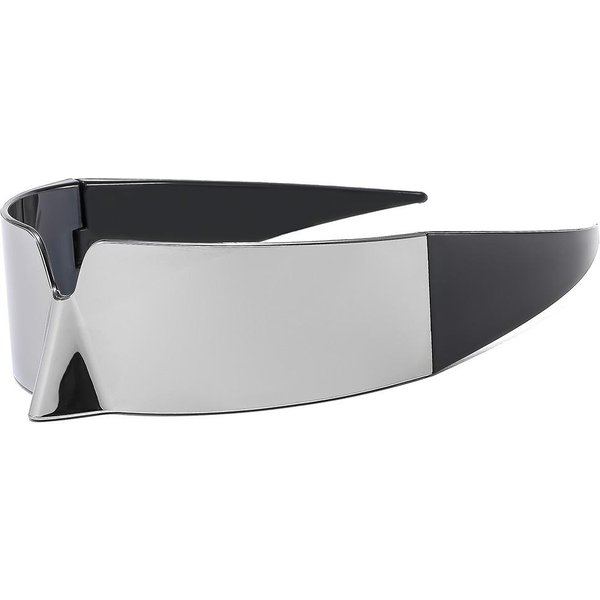Gafas De Sol Sin Montura De DiseñAdor Vintage De Lujo Y2K UV400 Para Mujer, Hombre, Fiesta Punk, Gafas Deportivas White-image