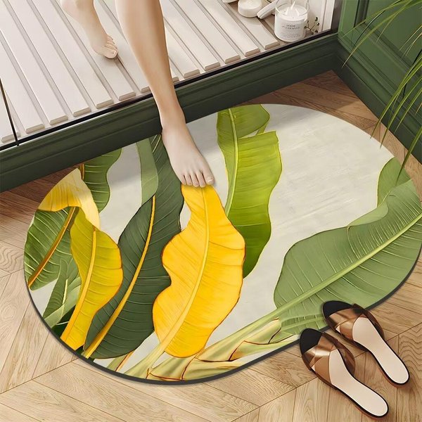 Alfombra De BañO Ins Air Alfombra De Pie De BañO AbsorcióN De Agua Secado RáPido Resistente A La Suciedad Antideslizante Barro DiatomeáCeo Almohadilla Suave Alfombra De Pie 40*60Cm-image