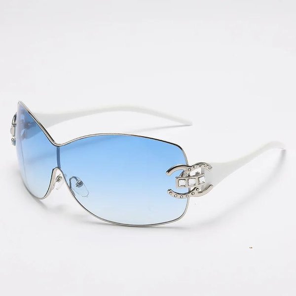 ÚLtimas Gafas De Sol Elegantes Estilo Y2K Para Mujer Gafas De Sol Integradas Envolventes Estilo CláSico DiseñAdor Gafas Para Mujer ProteccióN UV400 Oculos De Sol As Shown In The Figu-image