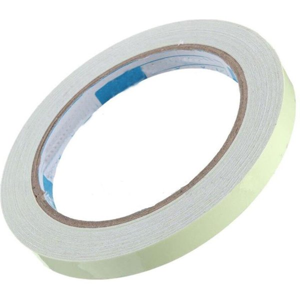 Pegatina De Pared Fluorescente Que Brilla En La Oscuridad, Cinta Luminosa, Autoadhesiva Que Brilla En La Oscuridad, Pegatina De Escenario De Seguridad, Pegatina Decorativa Para El Hogar 1Cm Width Gray-image