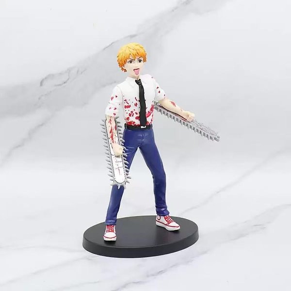 18CM Anime Power Denji Makima Chainsaw Man Figura Modelo De AnimacióN Juguetes Regalos ColeccióN Adornos Decorativos Varios Estilos PVC-image