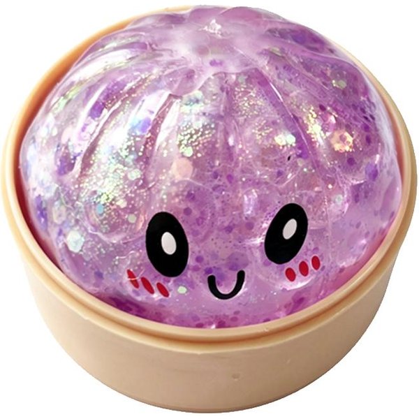 Mini Squishy PierożEk Sensoryczna Zabawka Fidget Realistyczny Kolorowy Brokatowy BułEczka Na Parze PiłEczka OdstresowująCa MałA ŚCiskana Ulga W Stresie-image