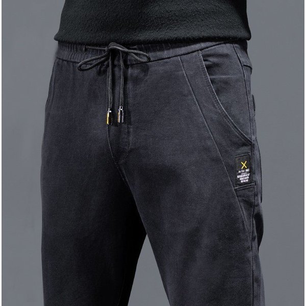 Wiosenne I Jesienne DżInsy MęSkie Spodnie Hip Hop Haremowe DżInsy MęSkie Spodnie LuźNe Joggery Denimowe Casualowe Spodnie Dresowe Spodnie Streetwear Odzież MęSka Xxxl-image